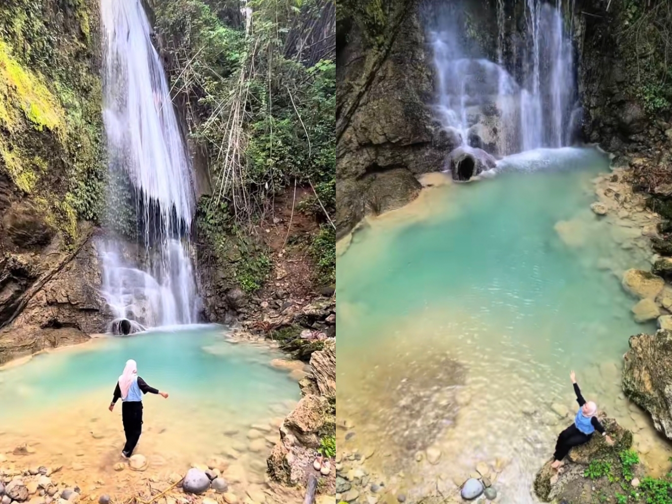 Air Terjun Sanginan, Kepyar, Wonogiri, Jawa Tengah