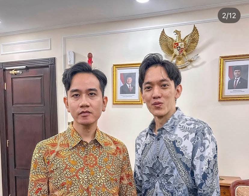 Brillian Fairiandi saat bertemu Gibran di kantor wapres