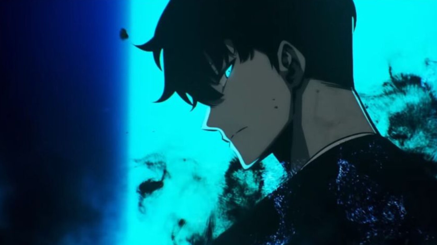 Karakter Jin Woo dalam anime Solo Leveling.