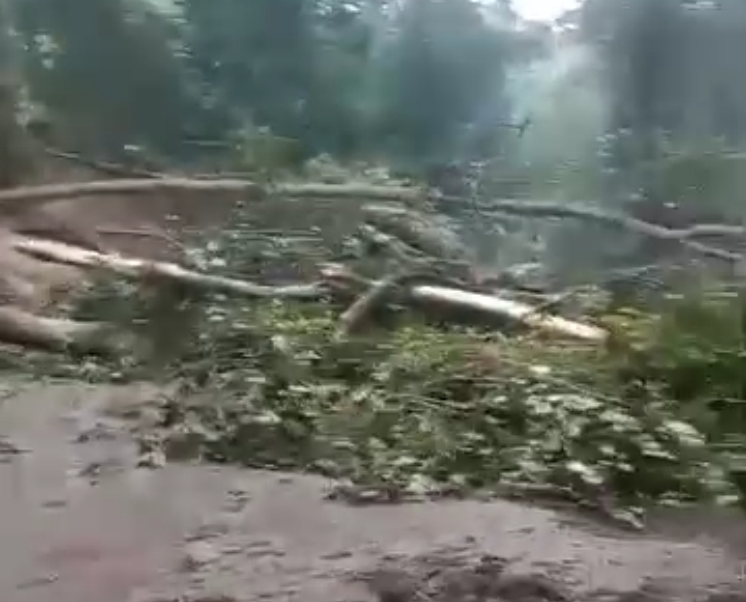 Longsor di Jalur Pacet, Mojokerto-Cangar.