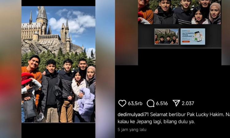 Dedi Mulyadi sindir Lucky Hakim yang diam-diam liburan ke Jepang, menuai sorotan warganet soal etika dan kepemimpinan.