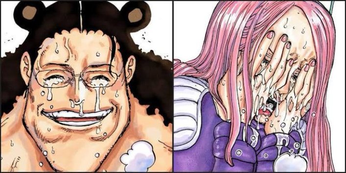 Lagu opening anime One Piece Angel and Devil bercerita tentang Kuma dan Bonney.