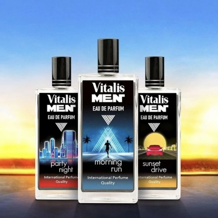 Parfum vitalis yang di formulasikan khusus untuk pria