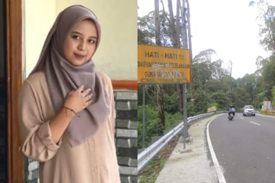 Sheila Amelia, mahasiswi UGM ditemukan meninggal di tikungan Lawu Green Forest setelah dinyatakan hilang saat mudik lebaran lalu.