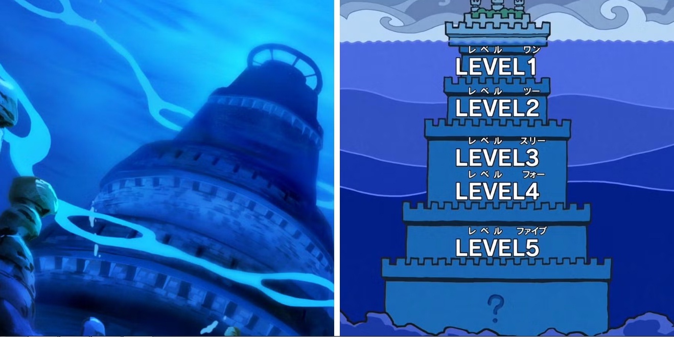 Level 6 Impel Down manga One Piece layaknya kuburan bajak laut.