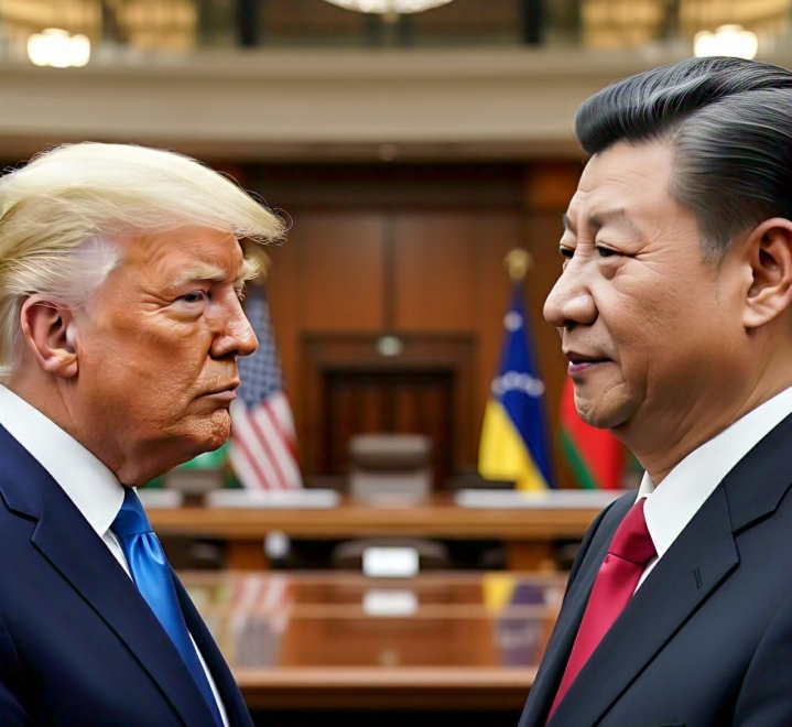 Presiden AS Donald Trump dan Presiden China Xi Jinping