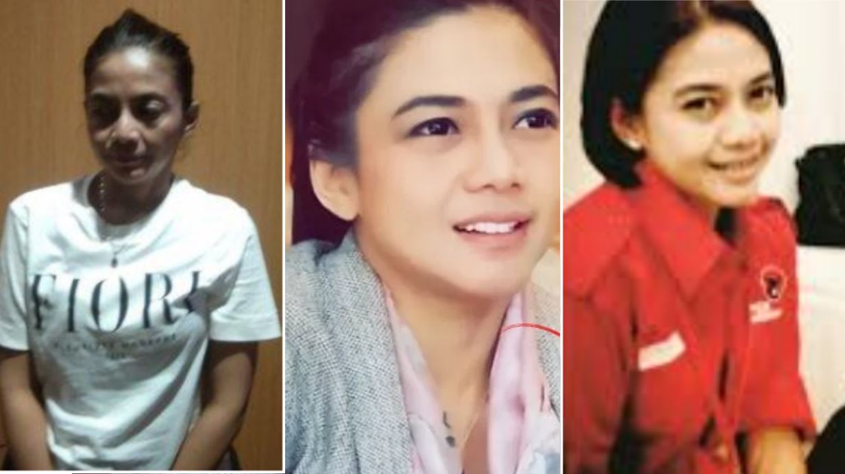 Sekar Arum Widara, mantan artis kolosal Angling Dharma tersangka peredaran uang palsu, sekaligus eks Caleg PDIP Dapil Bogor Utara.