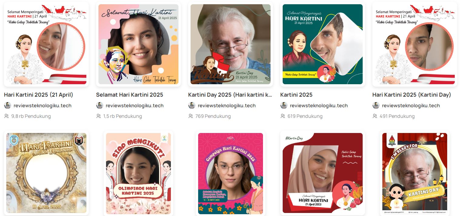 Twibbon Hari Kartini 2025.