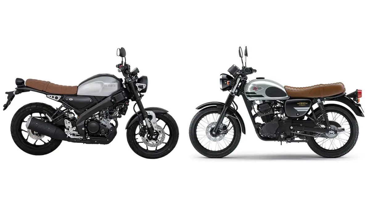 Kawasaki W175 dan Yamaha XSR 155 tampil klasik modern, cocok untuk tampil retro tanpa merogoh kocek dalam seperti Royal Enfield.