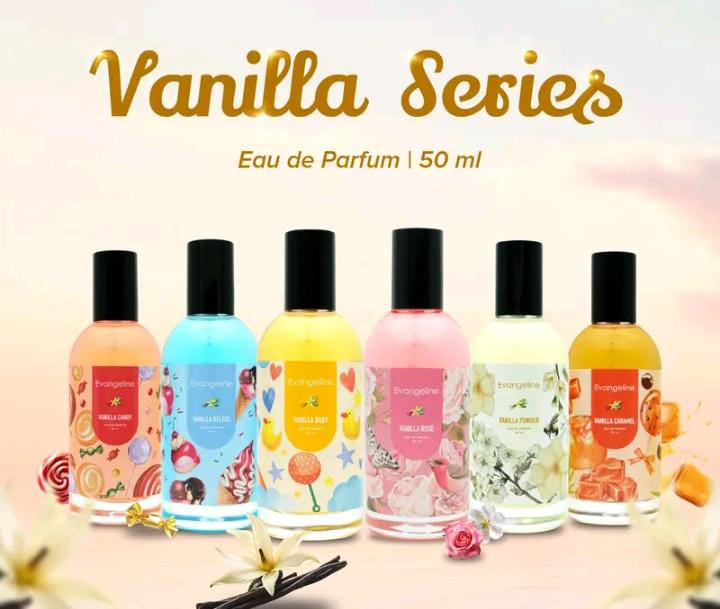 Rekomendasi parfum Evangeline vanilla series