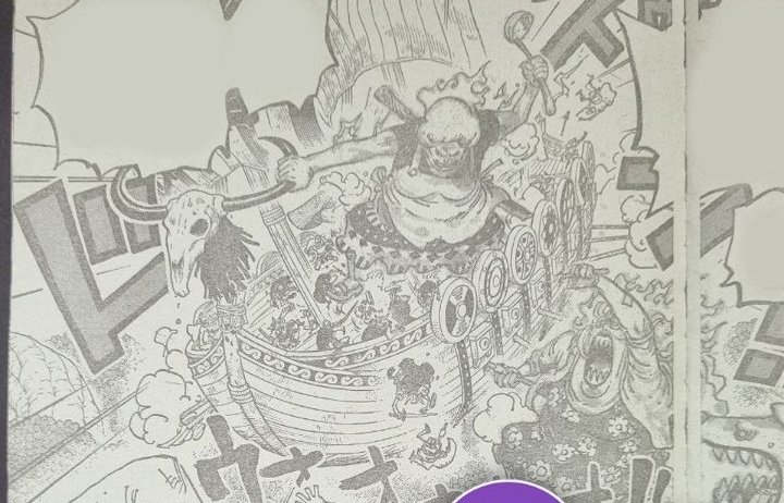 Prajurit raksasa Elbaph takut monster istri di baca komik One Piece 1147 RAW.