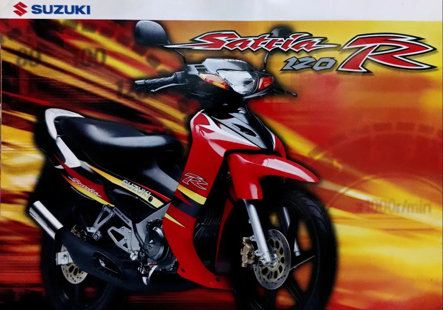Suzuki Satria 120R alias Satria Hiu jadi primadona pecinta motor 2-tak karena desain agresif dan performa lincahnya. Kini jadi incaran kolektor.