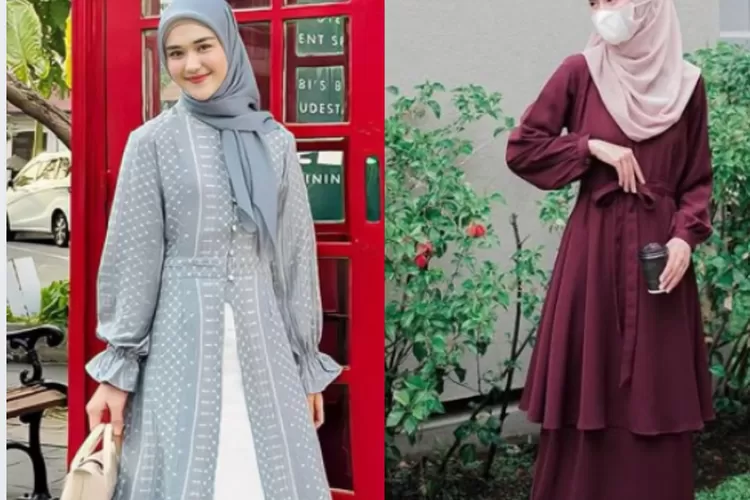 Ilustrasi Tren Gamis Kekinian 2025