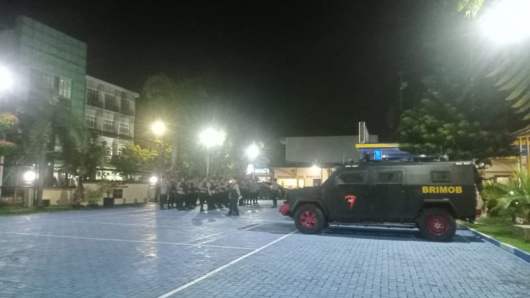Kondisi terkini di Polres Pacitan pasca gempar dugaan teroris.