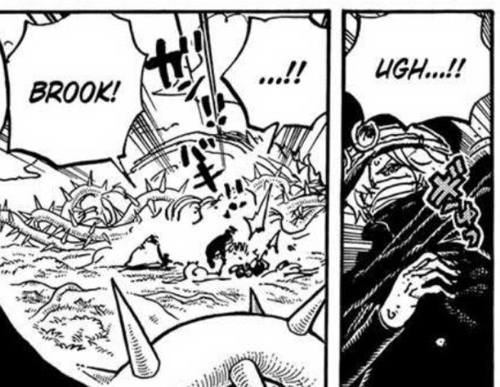 Gunko terluka batin ditolak Brook sebagai budak musik di cerita One Piece 1147.