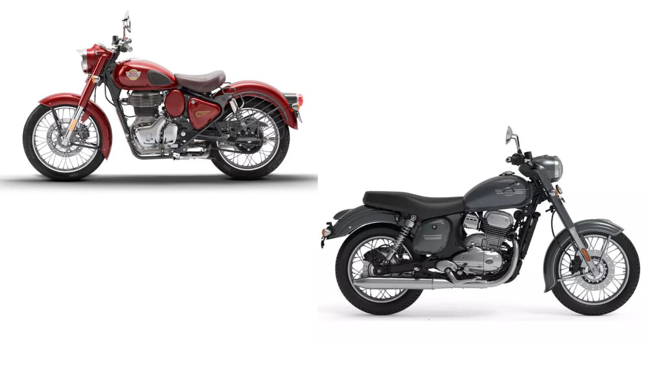 JAWA 350, motor klasik berperforma responsif dengan aura retro racing.