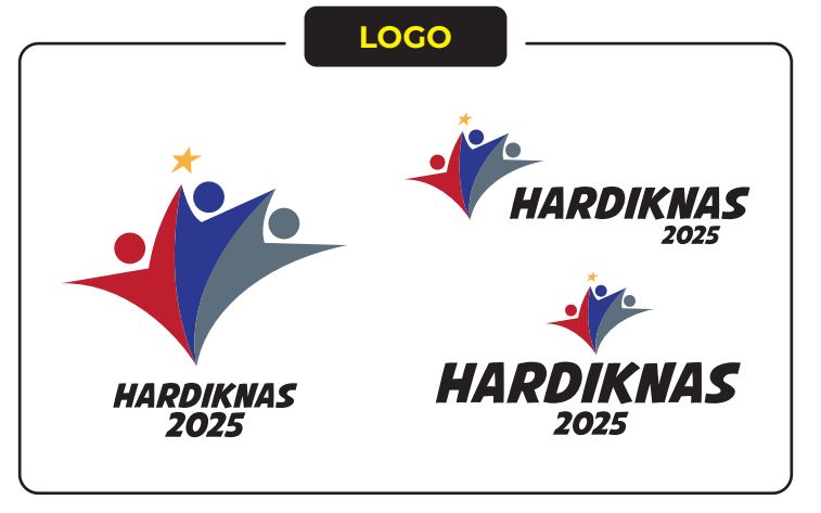 Logo Hardiknas 2025.
