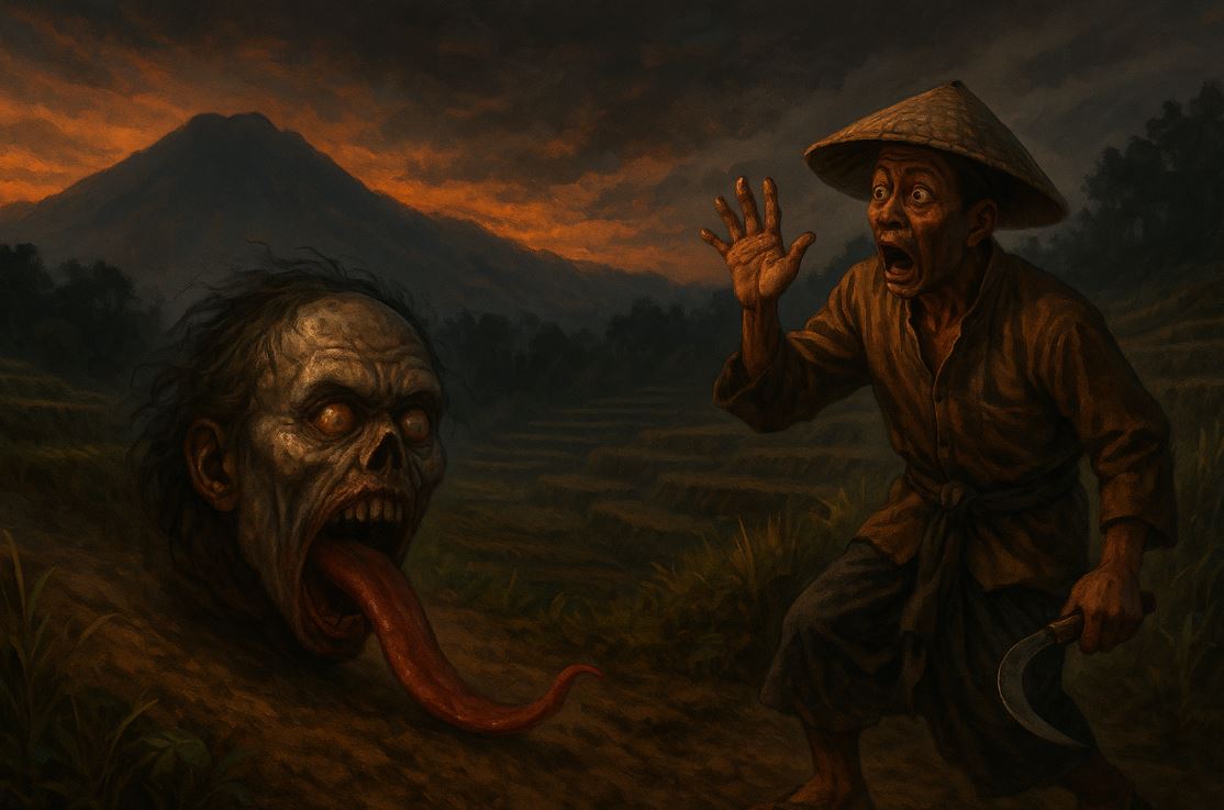 Cerita misteri penampakan hantu glundung plecek di Gunung Lawu.