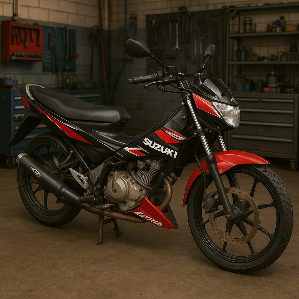 Motor Satria FU masih banyak penggemar di kalangan anak muda.