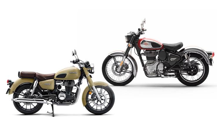 Honda CB350 dan Royal Enfield Classic 350, dua motor klasik dengan pendekatan berbeda terhadap fitur keselamatan dan kenyamanan berkendara.