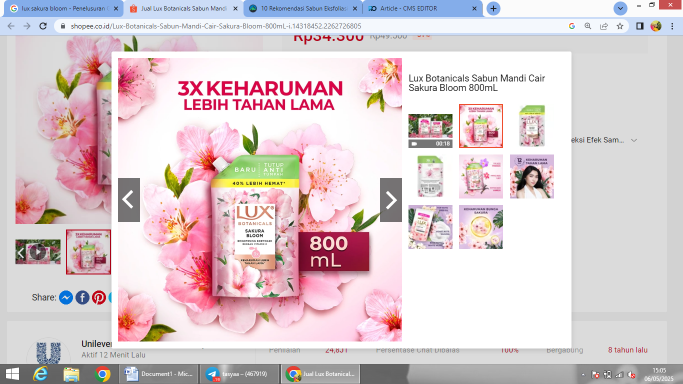 Rekomendasi sabun wangi semerbak dan harga murah meriah.