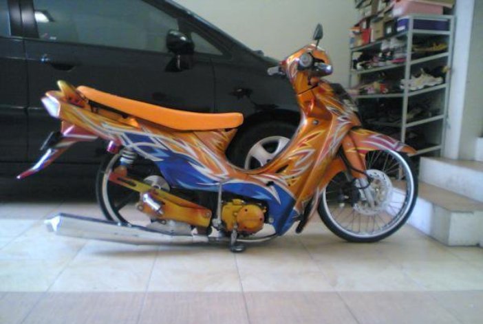 Modifikasi motor ceper yang jadi tren di awal 2000.