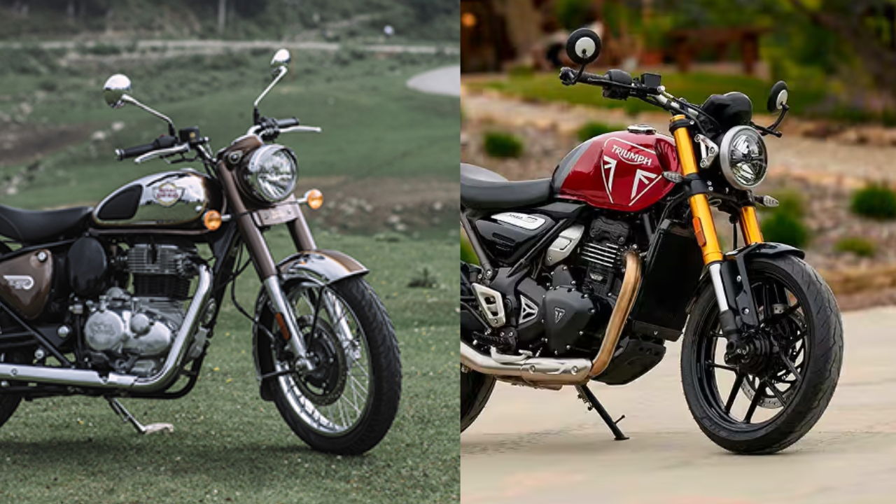 Triumph Speed 400 vs Royal Enfield Classic 500: dua motor bergaya klasik dengan pendekatan berbeda. Modern canggih lawan retro autentik.