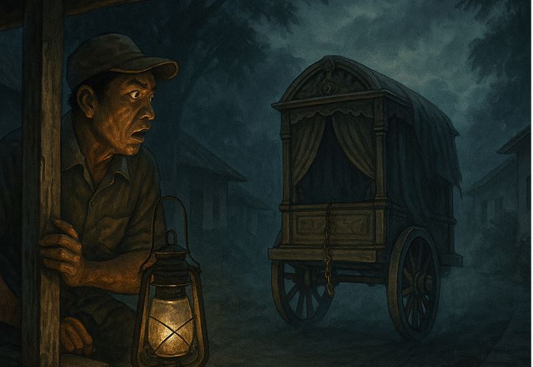 Cerita misteri lampor Gunung Lawu.