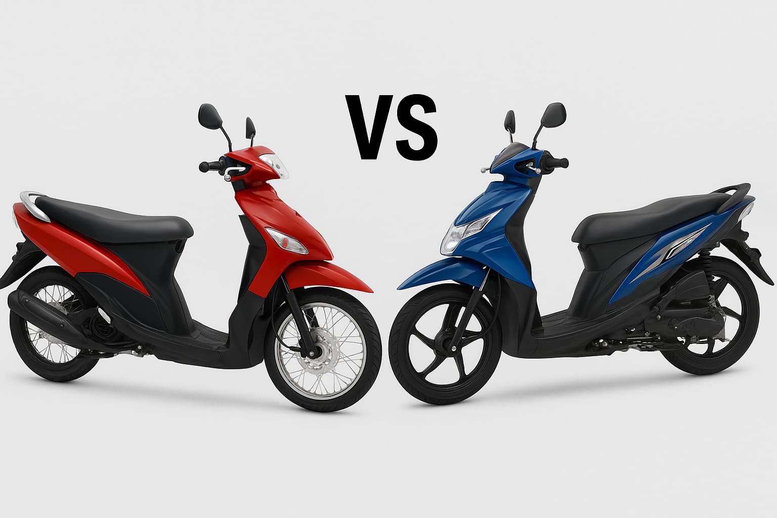 Perbandingan hemat bensin motor Mio Sporty dan BeAT Karbu.