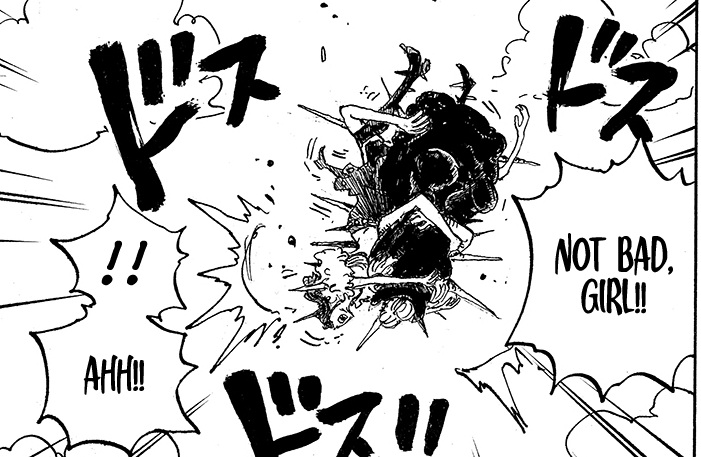 Robin menipu Sommers di cerita baca manga One Piece 1148.