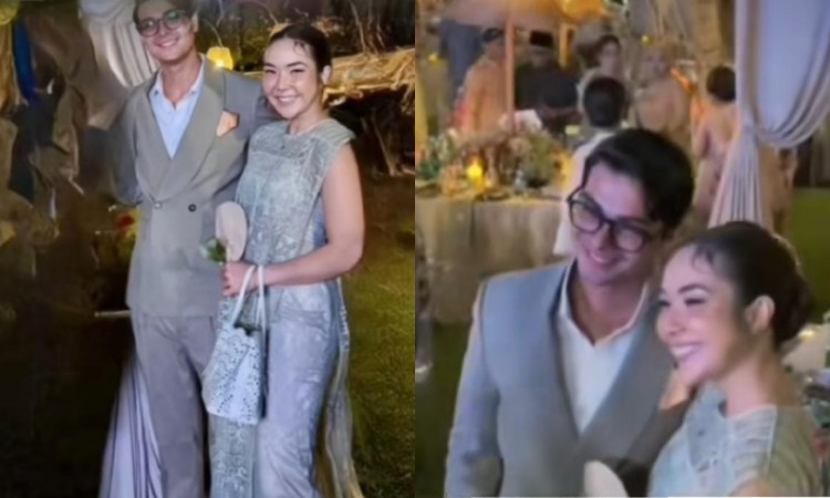 Gisel dan Cinta Brian tampil serasi di pernikahan Luna Maya, makin kuatkan rumor asmara di antara keduanya.