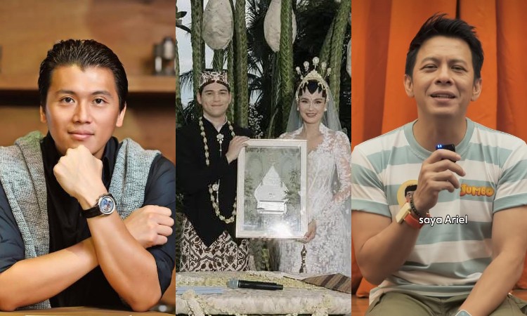 Pernikahan Luna Maya dan Maxime Bouttier jadi sorotan, warganet ramai menyentil Ariel NOAH dan Reino Barack di media sosial.