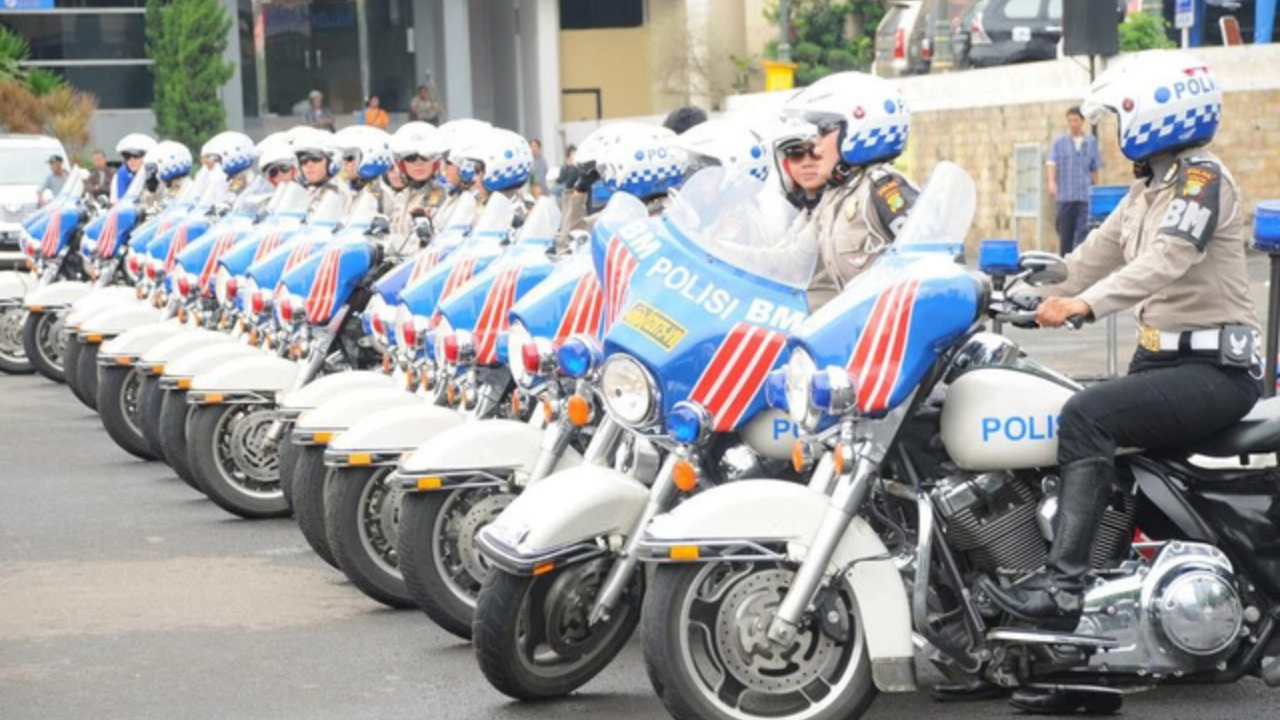 Deretan moge dari Yamaha, Honda, BMW hingga Harley-Davidson jadi andalan Polri dalam pengawalan dan patroli resmi.