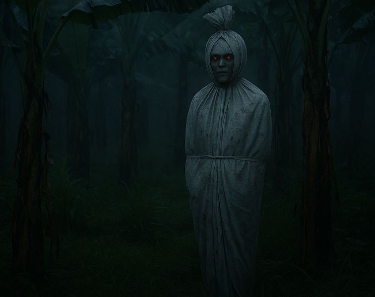 Cerita misteri pocong kebun pisang di Magetan.