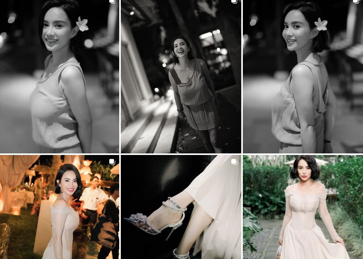 Dearly Djoshua datang bersama Aris Lasso di pernikahan Luna Maya.