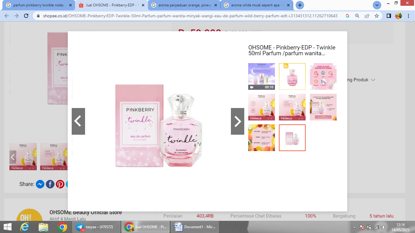 Rekomendasi parfum KKV anti bau keringat.