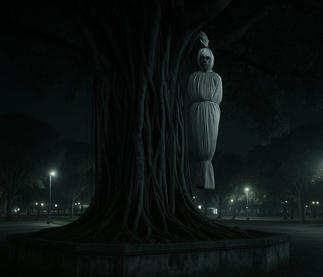 Cerita misteri penampakan penunggu Pohon Beringin di Alun-Alun Magetan.