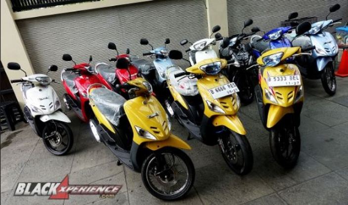 Ilustrasi motor Mio Sporty lebih laku dari Mio Soul.
