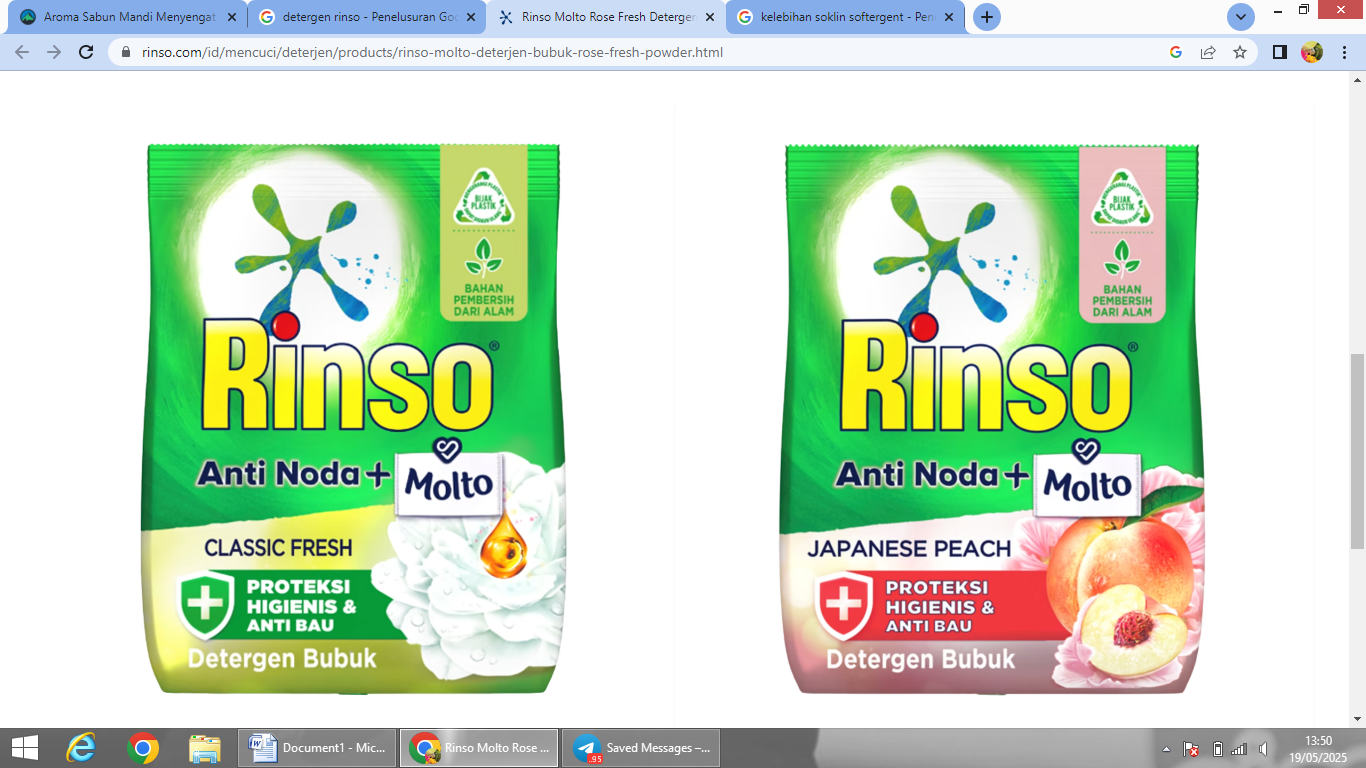 Sabun cuci yang dapat merusak mesin cuci.