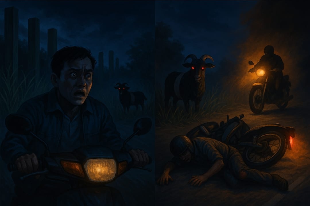 Cerita misteri wedhus kendit tumbal proyek di Magetan.