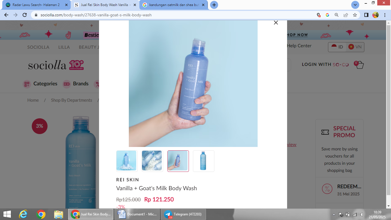 Rekomendasi sabun mandi untuk kulit kering dan eksim.