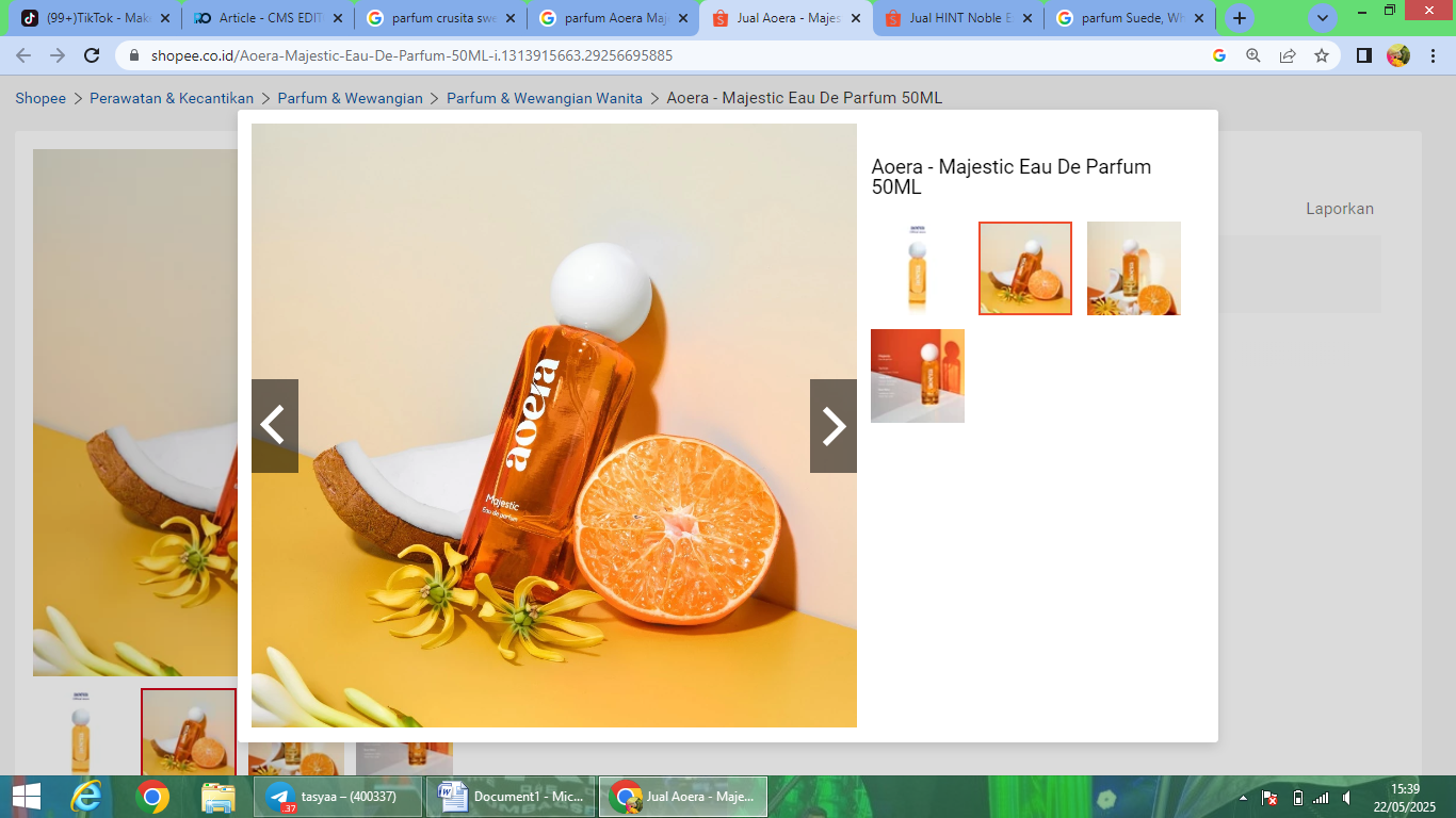 Rekomendasi parfum dengan aroma floral yang memikat.
