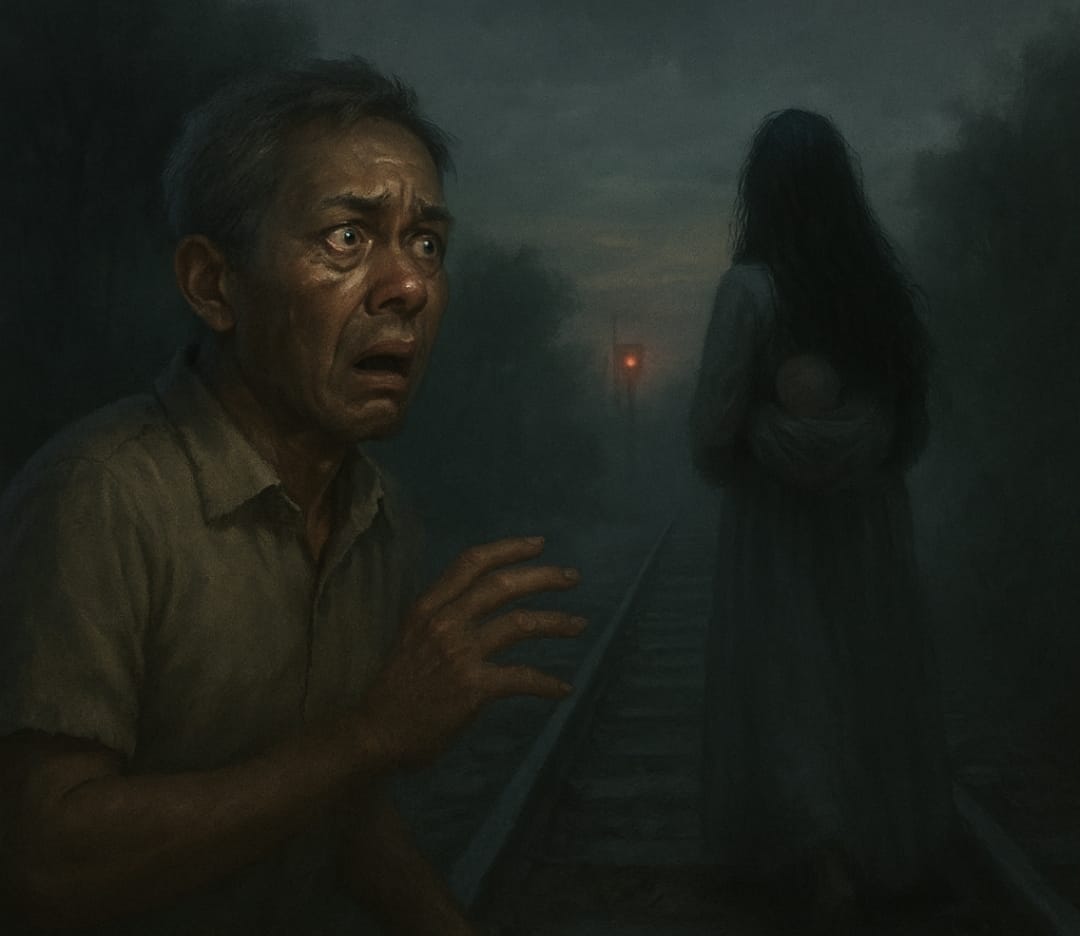 Cerita misteri lokasi kecelakaan kereta api.