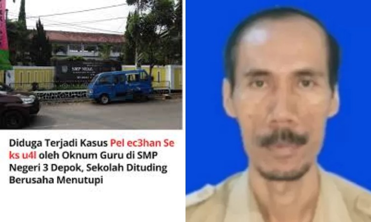 Guru SMPN 3 Depok viral di media sosial karena dugaan pelecehan terhadap 13 siswi, sementara pihak sekolah diduga menutup-nutupi kasus ini.