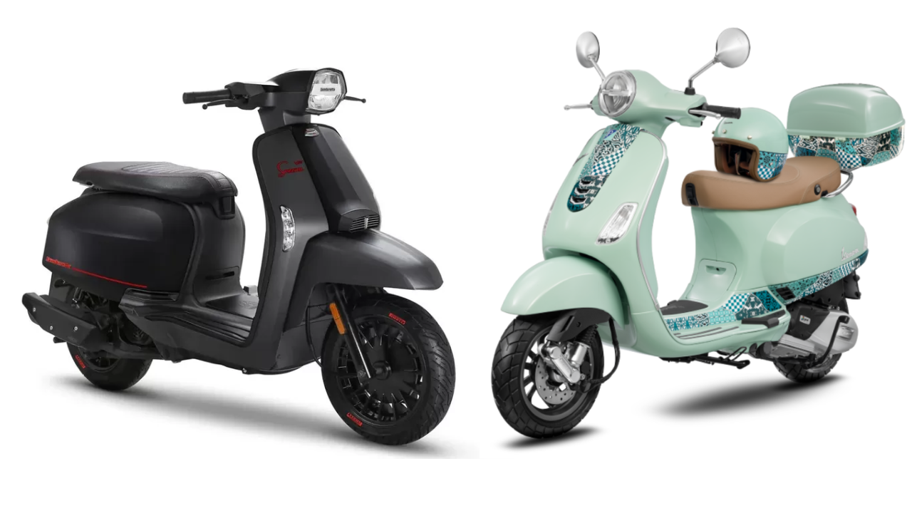 Lambretta V125 dan Vespa LX 125, dua skuter retro 125 cc yang sama-sama stylish, ringan, dan cocok jadi kendaraan harian anak muda urban.
