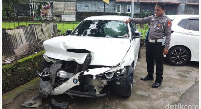 Mobil BMW penabrak mahasiswa UGM