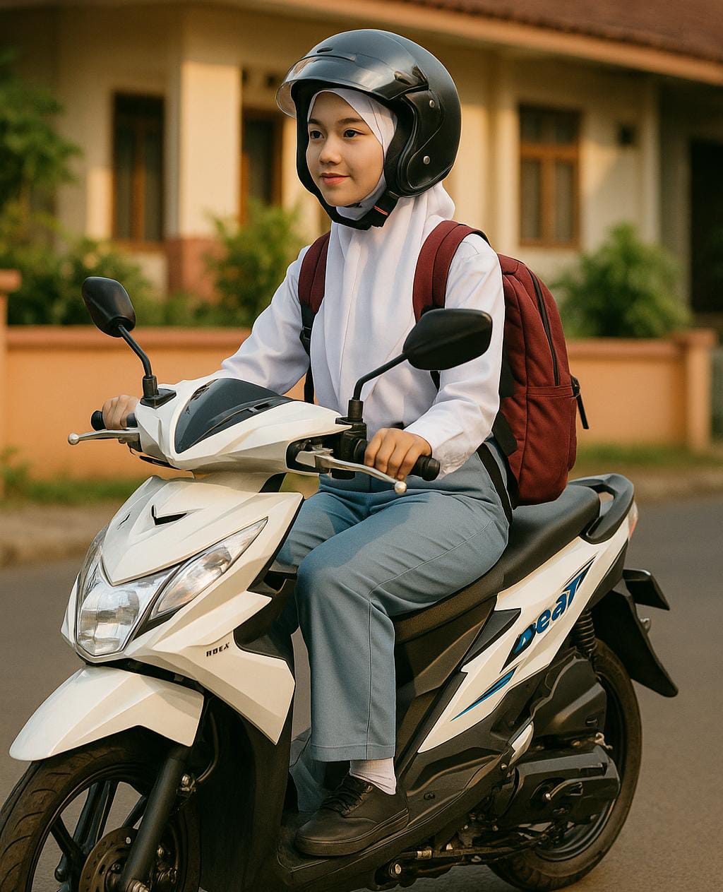 Rekomendasi motor matic irit.