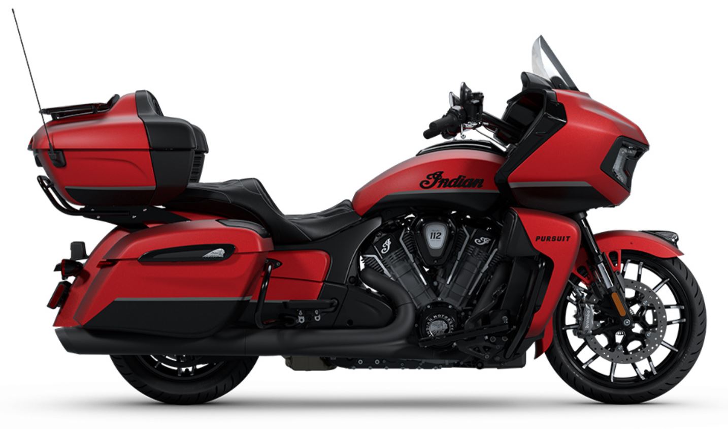 Indian Pursuit Limited Edition 2025 tampil elegan dengan fitur touring terlengkap dan teknologi canggih untuk perjalanan jarak jauh.