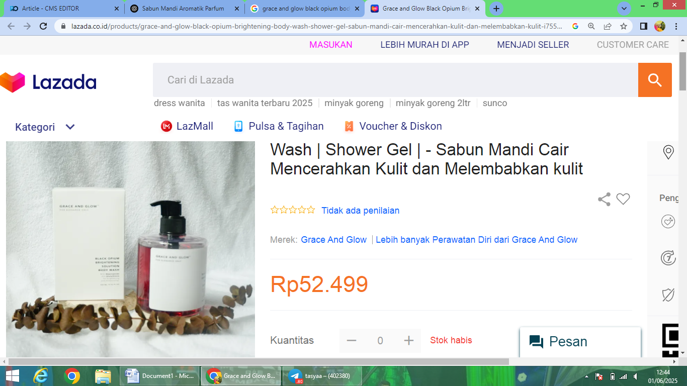 Rekomendasi sabun mandi aroma parfum.
