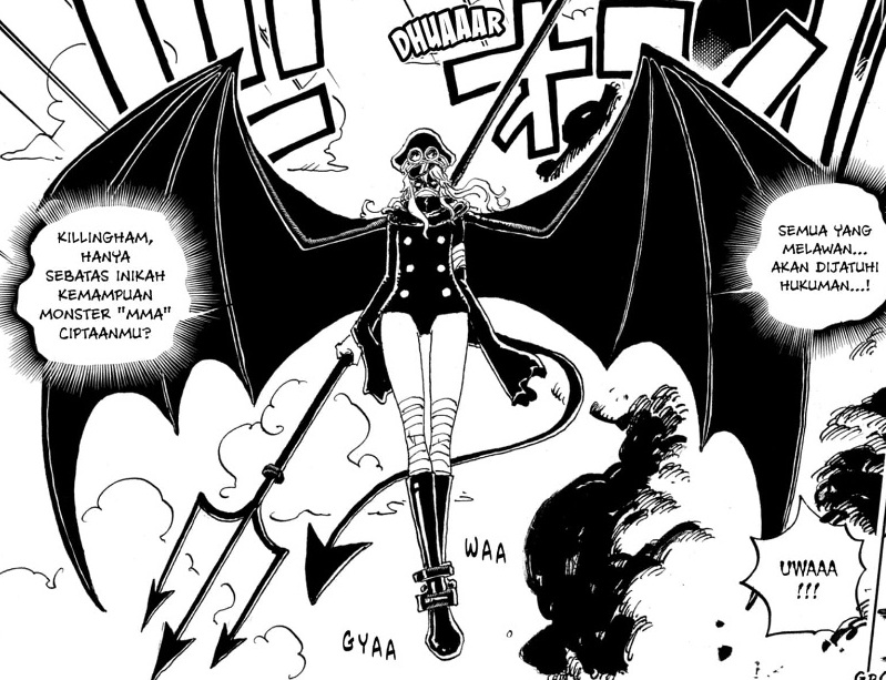 Imu salah satu wanita bersayap kelelawar di cerita One Piece.